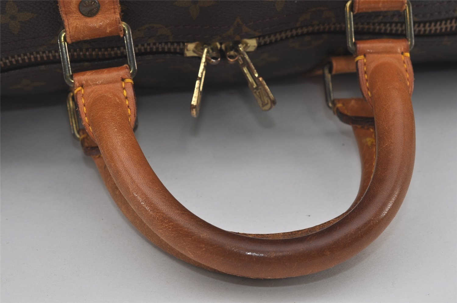 Authentic Louis Vuitton Monogram Keepall 55 Travel Boston Bag M41424 LV 3866I