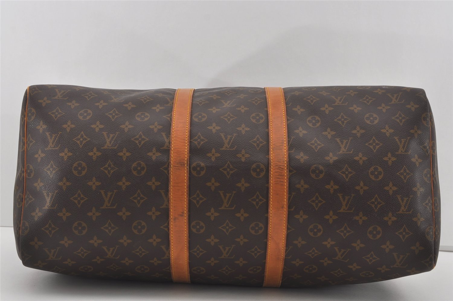 Authentic Louis Vuitton Monogram Keepall 55 Travel Boston Bag M41424 LV 3866I