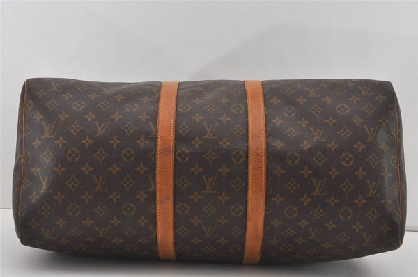 Authentic Louis Vuitton Monogram Keepall 55 Travel Boston Bag M41424 LV 3866I