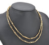 Authentic Christian Dior Vintage Gold Tone Chain Pendant Necklace CD 3867I