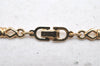 Authentic Christian Dior Vintage Gold Tone Chain Pendant Necklace CD 3867I