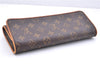 Authentic Louis Vuitton Monogram Pochette Twin GM Shoulder Bag M51852 LV 3868E