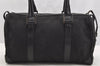 Authentic GUCCI Shoulder Hand Bag Purse GG Canvas Leather 30458 Black 3868I