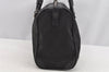 Authentic GUCCI Shoulder Hand Bag Purse GG Canvas Leather 30458 Black 3868I