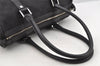 Authentic GUCCI Shoulder Hand Bag Purse GG Canvas Leather 30458 Black 3868I