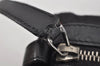 Authentic GUCCI Shoulder Hand Bag Purse GG Canvas Leather 30458 Black 3868I