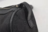 Authentic GUCCI Shoulder Hand Bag Purse GG Canvas Leather 30458 Black 3868I