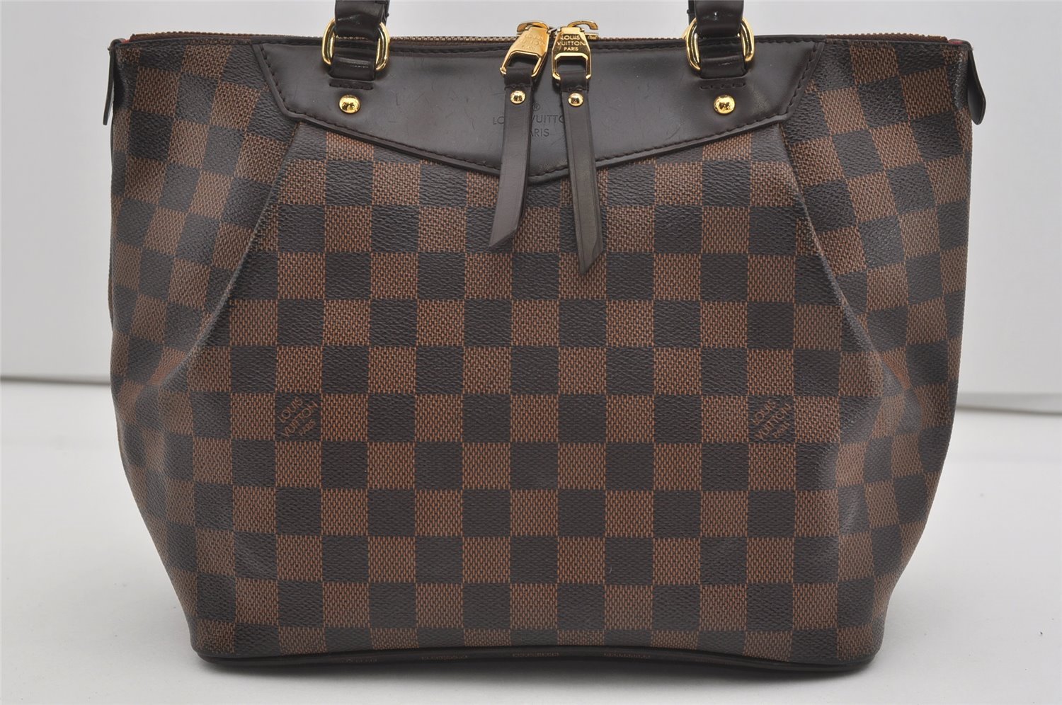 Authentic Louis Vuitton Damier Westminster PM Shoulder Hand Bag N41102 LV 3869I