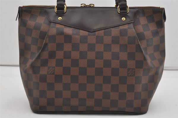 Authentic Louis Vuitton Damier Westminster PM Shoulder Hand Bag N41102 LV 3869I