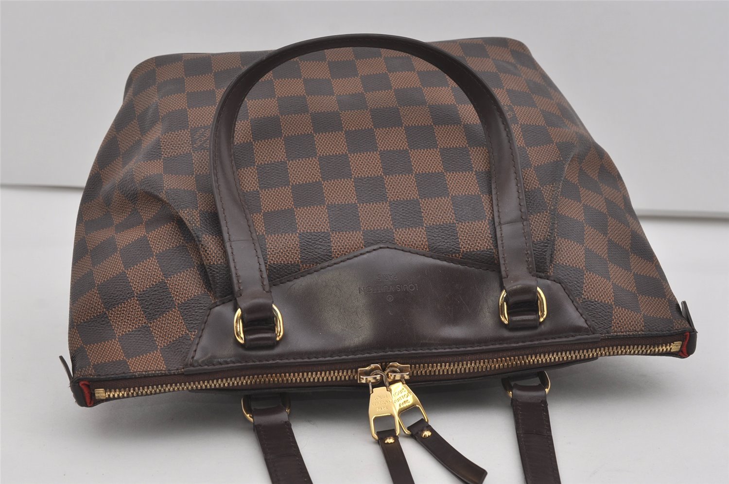 Authentic Louis Vuitton Damier Westminster PM Shoulder Hand Bag N41102 LV 3869I