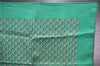 Authentic HERMES Petit Carre 40 Scarf Handkerchief Owl Motif Silk Green 3871E