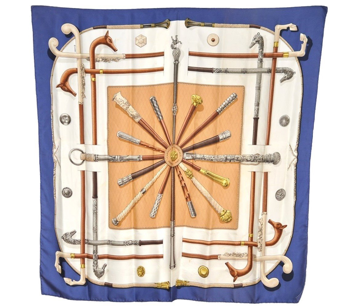 Authentic HERMES Carre 90 Scarf 