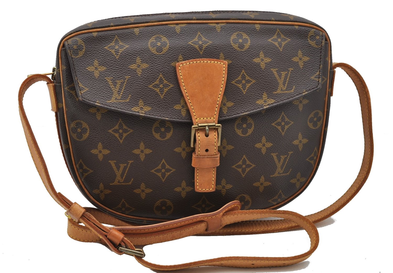 Authentic Louis Vuitton Monogram Jeune Fille GM M51225 Shoulder Cross Bag 3878F