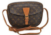 Authentic Louis Vuitton Monogram Jeune Fille GM M51225 Shoulder Cross Bag 3878F
