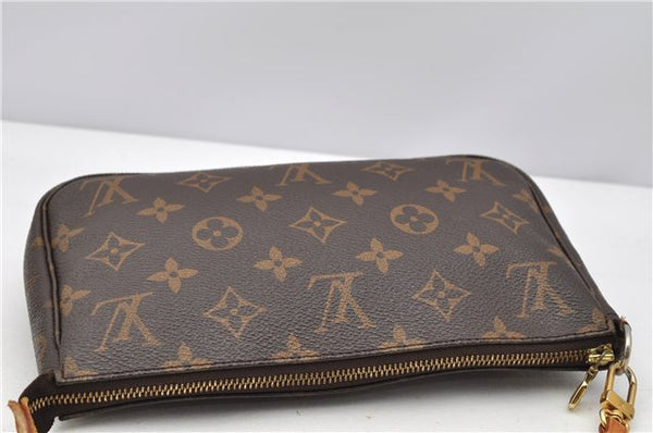 Authentic Louis Vuitton Monogram Pochette Accessoires Pouch M51980 LV 3880F