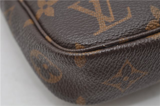 Authentic Louis Vuitton Monogram Pochette Accessoires Pouch M51980 LV 3880F