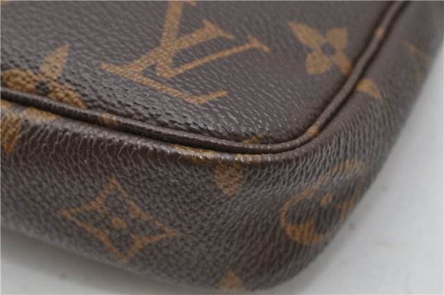Authentic Louis Vuitton Monogram Pochette Accessoires Pouch M51980 LV 3880F