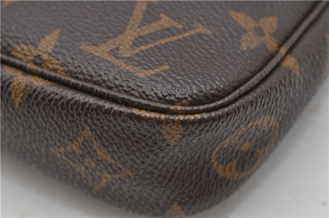 Authentic Louis Vuitton Monogram Pochette Accessoires Pouch M51980 LV 3880F