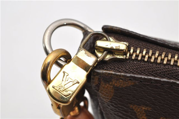 Authentic Louis Vuitton Monogram Pochette Accessoires Pouch M51980 LV 3880F