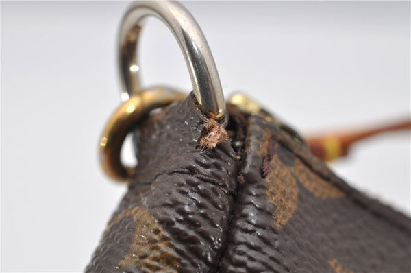 Authentic Louis Vuitton Monogram Pochette Accessoires Pouch M51980 LV 3880F