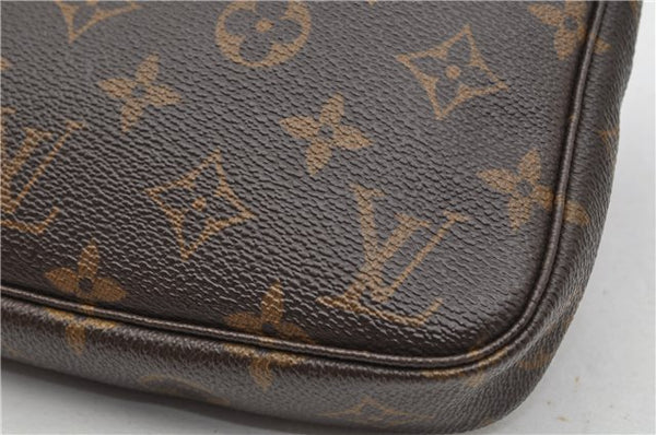 Authentic Louis Vuitton Monogram Pochette Accessoires Pouch M51980 LV 3880F