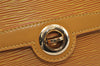 Authentic Louis Vuitton Epi Arche 2Way Shoulder Clutch Bag M52579 Yellow 3880I