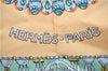 Authentic HERMES Carre 90 Scarf "PARURES DES SABLES" Silk Orange 3883E