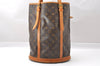 Authentic Louis Vuitton Monogram Bucket GM Shoulder Tote Bag M42236 Junk 3884I