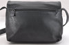 Authentic PRADA Vintage Leather Nappa Shoulder Cross Body Bag Purse Black 3885I