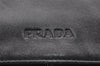 Authentic PRADA Vintage Leather Nappa Shoulder Cross Body Bag Purse Black 3885I