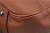 Authentic GUCCI Web Sherry Line Shoulder Tote Bag Leather 293589 Brown 3888D