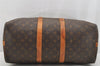 Authentic Louis Vuitton Monogram Keepall Bandouliere 45 M41418 Boston Bag 3888I
