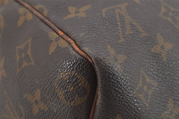 Authentic Louis Vuitton Monogram Keepall Bandouliere 45 M41418 Boston Bag 3888I