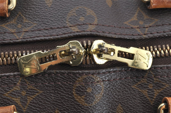 Authentic Louis Vuitton Monogram Keepall Bandouliere 45 M41418 Boston Bag 3888I
