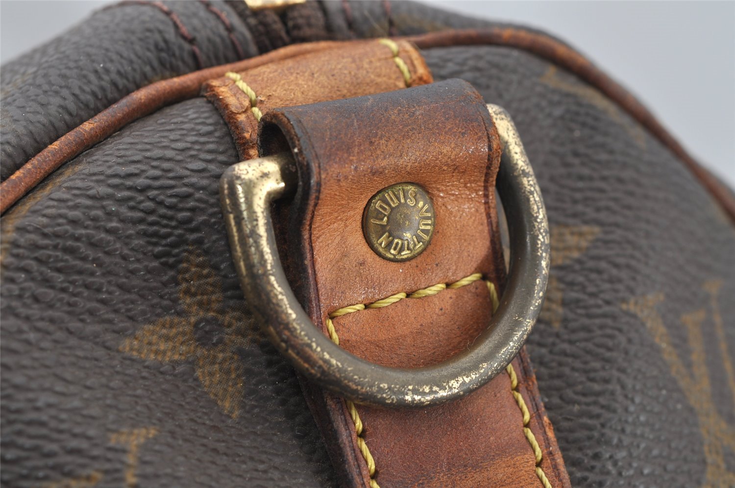 Authentic Louis Vuitton Monogram Keepall Bandouliere 45 M41418 Boston Bag 3888I