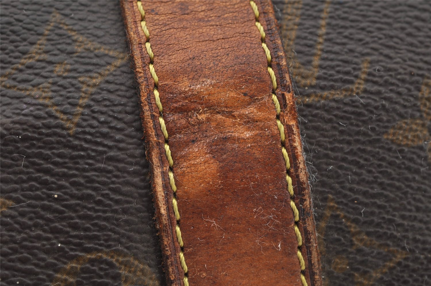 Authentic Louis Vuitton Monogram Keepall Bandouliere 45 M41418 Boston Bag 3888I