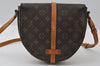Authentic Louis Vuitton Monogram Chantilly MM Shoulder Cross Bag M51233 LV 3889I