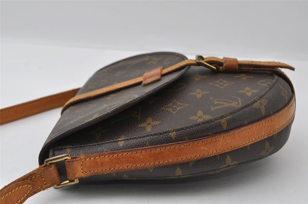 Authentic Louis Vuitton Monogram Chantilly MM Shoulder Cross Bag M51233 LV 3889I