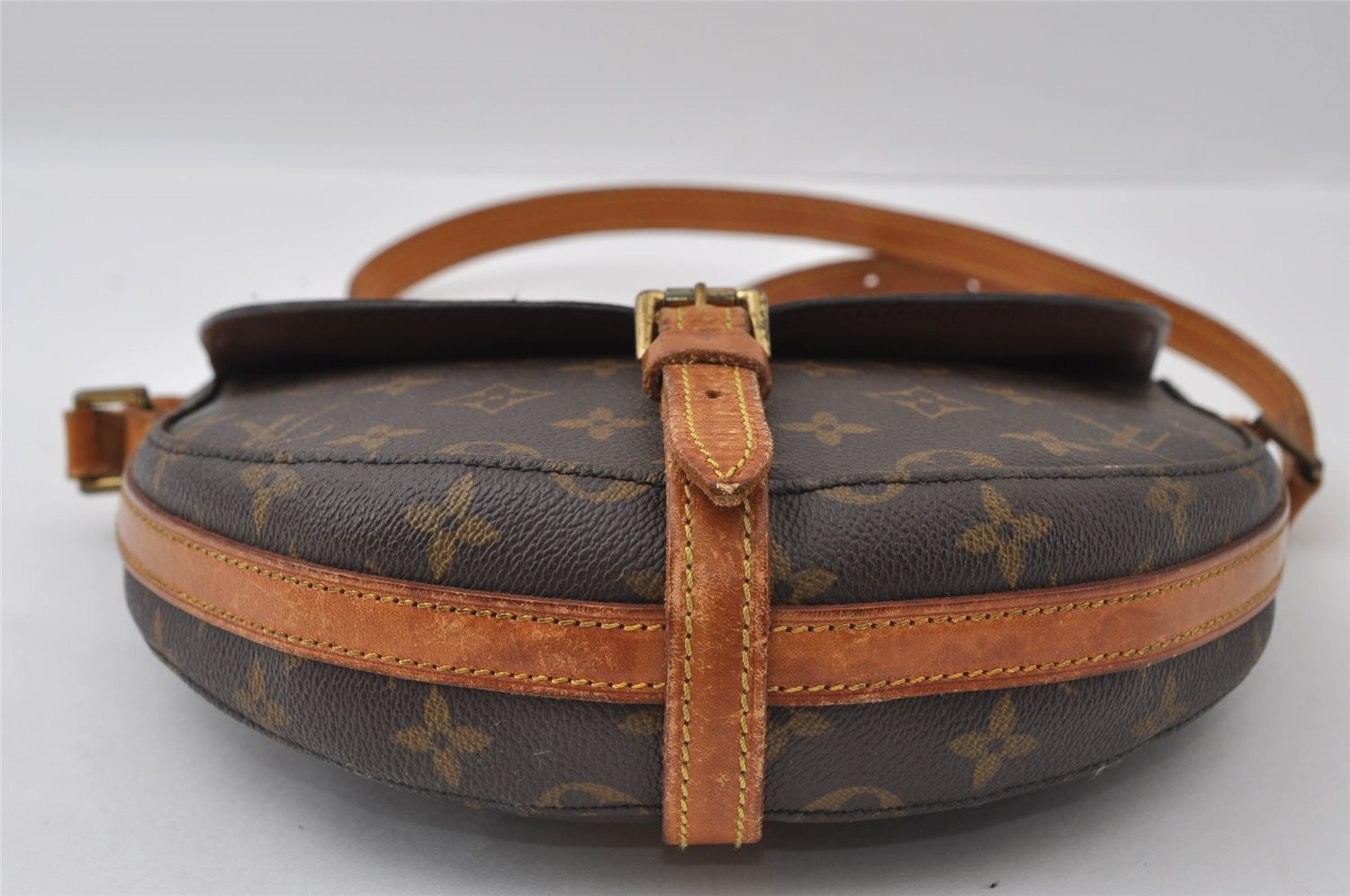 Authentic Louis Vuitton Monogram Chantilly MM Shoulder Cross Bag M51233 LV 3889I