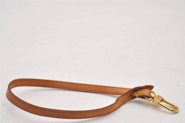 Auth Louis Vuitton Leather Strap For Pochette Accessoires Beige 13.8" LV 3890I