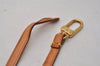 Auth Louis Vuitton Leather Strap For Pochette Accessoires Beige 13.8" LV 3890I