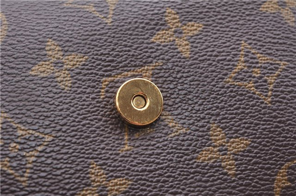 Authentic Louis Vuitton Monogram Pochette Twin GM Shoulder Bag M51852 LV 3891E