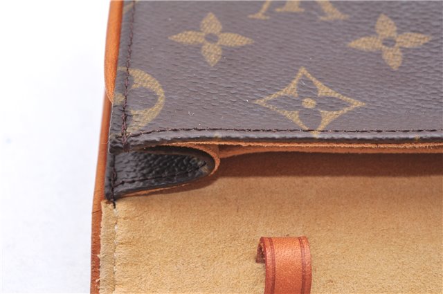 Authentic Louis Vuitton Monogram Pochette Twin GM Shoulder Bag M51852 LV 3891E