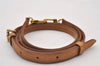 Authentic Louis Vuitton Leather Shoulder Strap Beige 41.7-48.4" LV 3891I