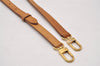 Authentic Louis Vuitton Leather Shoulder Strap Beige 41.7-48.4" LV 3891I