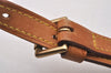 Authentic Louis Vuitton Leather Shoulder Strap Beige 41.7-48.4" LV 3891I