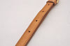 Authentic Louis Vuitton Leather Shoulder Strap Beige 41.7-48.4" LV 3891I