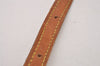 Authentic Louis Vuitton Leather Shoulder Strap Beige 41.7-48.4" LV 3891I