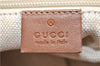 Auth GUCCI Web Sherry Line Shoulder Bag GG Canvas Leather 337598 Brown 3892F