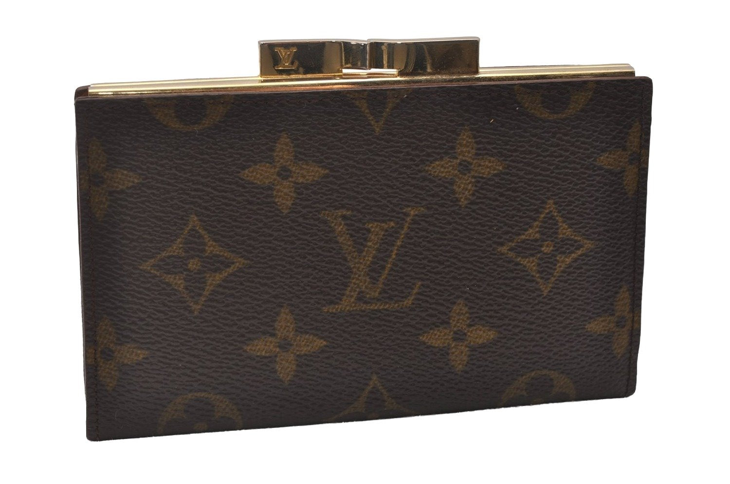Authentic Louis Vuitton Monogram USA Exclusive Coin Purse Case T61922 LV 3892I